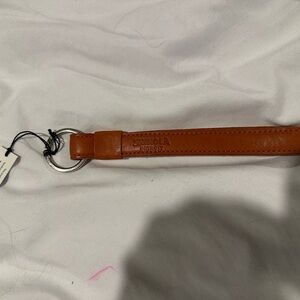 Shinola Tan Leather Strap Key Holder